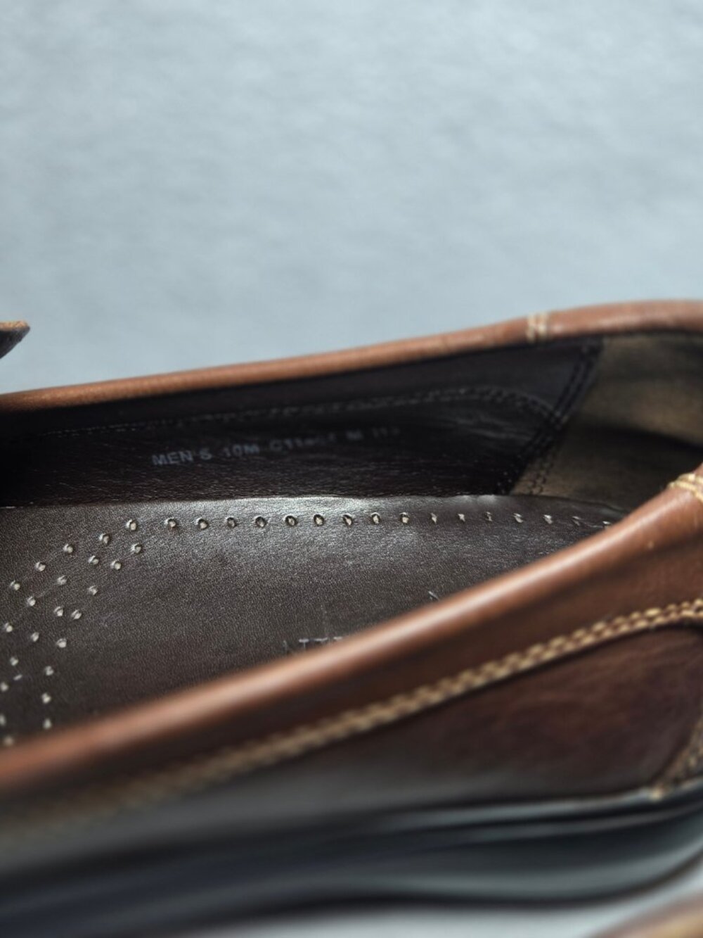 Cole Haan Brown Leather Loafers Size 10.5 - Picture 6 of 9
